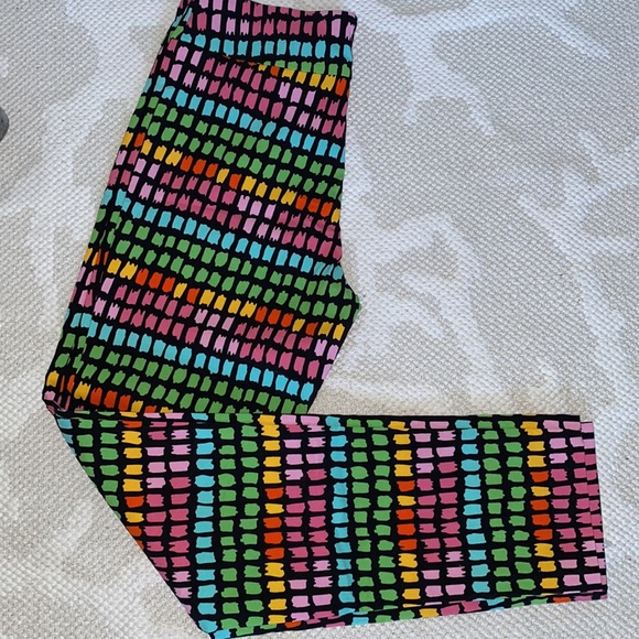 Krazy Larry multi colour pull on pants stretchy and form fitting - Picture 11 of 13
